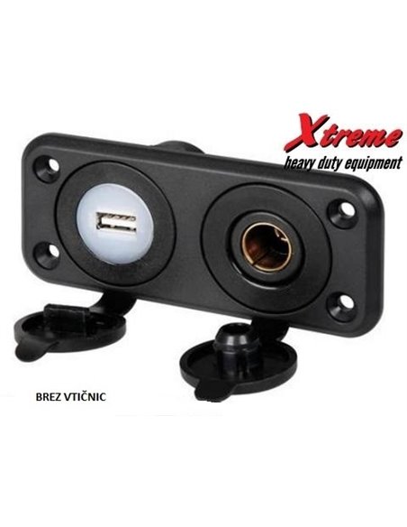 Dvojni okvir za vgradnjo vtičnic