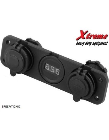 Trojni pokrovček za vgradnjo