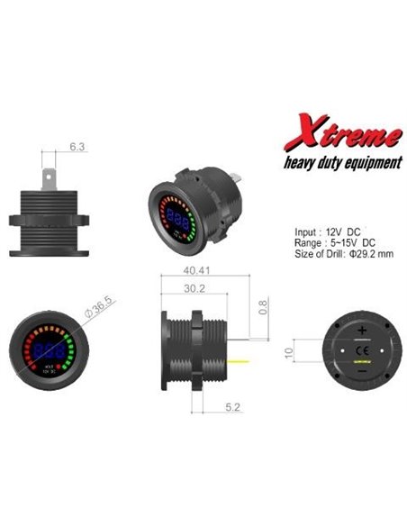 Vgradni digitalni grafični voltmeter