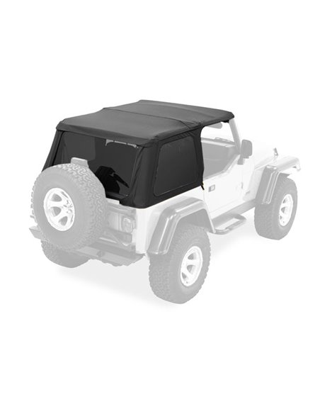 Platnena streha Trektop NX Bestop- Jeep Wrangler TJ- Black