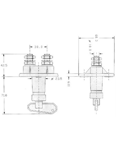 Odklop akumulatorja 250A