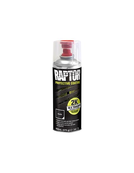 RAPTOR- Spray 2K črni 400ML