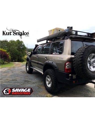 Obrobe blatnikov Nissan Patrol Y61 LWB GR 50mm