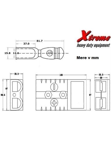 Konektor tipa Anderson 350A