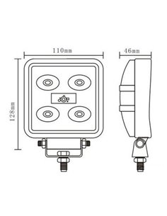 Power LED kvadratna 6000°K – 1200Lm – 30° 2