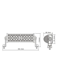 Power LED XT 180W 11340lm Long 2