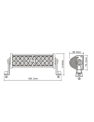 Power LED XT 180W 11340lm Long
