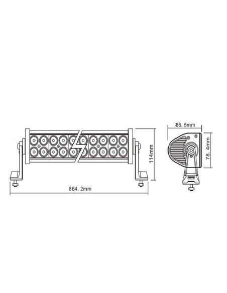 Power LED XT 180W 11340lm Long