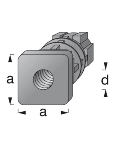 Končnik z navojem M10