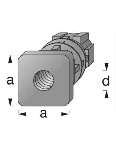 Končnik z navojem M10