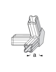 Vezni element desni 45° 3 profilni 2