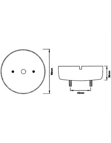 Ohišje za montažo LED luči