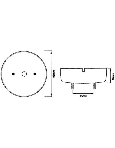 Ohišje za montažo LED luči