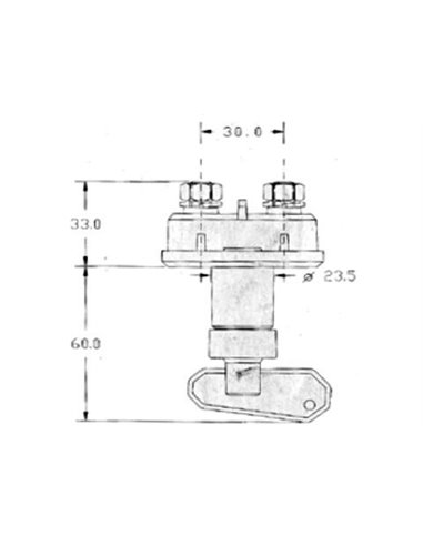 Odklop akumulatorja 100A