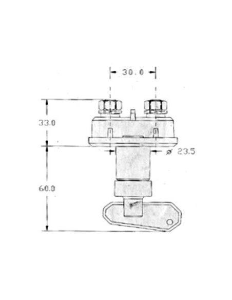Odklop akumulatorja 100A