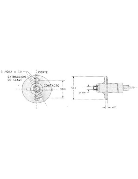 Odklop akumulatorja 100A
