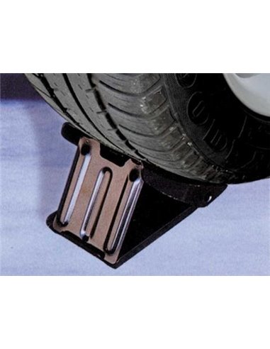 Kovinska zložljiva kolesna zagozda