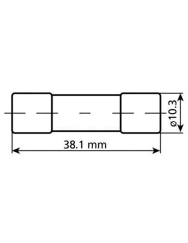 Steklena varovalka AGU 50A