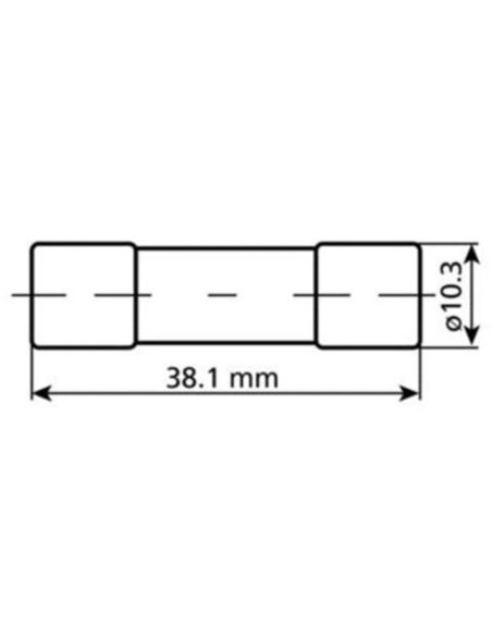 Steklena varovalka AGU 50A