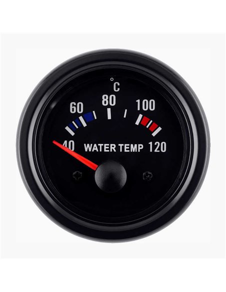 Prikazovalnik temperature vode črn Ø 52