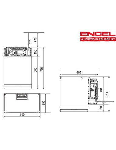 Hladilnik Engel SB30G-W