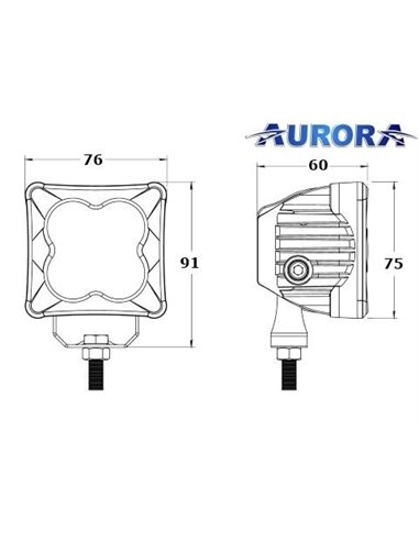 Luč LED Aurora N2 2200lm – 20°
