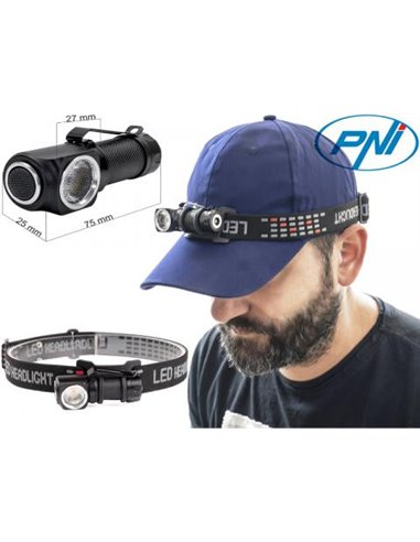 Naglavna svetilka PNI Adventure F75