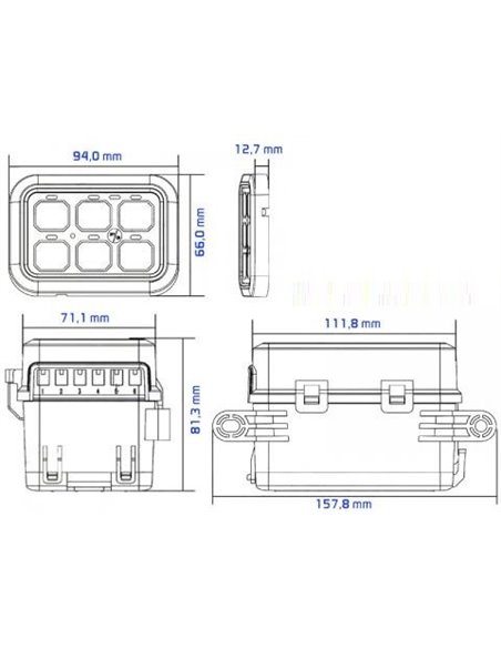 Stikalna plošča z relejnim modulom