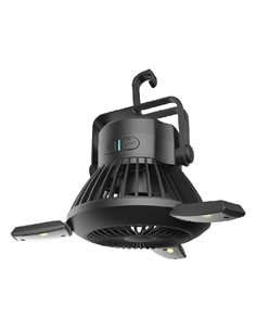 Solarna LED luč z ventilatorjem