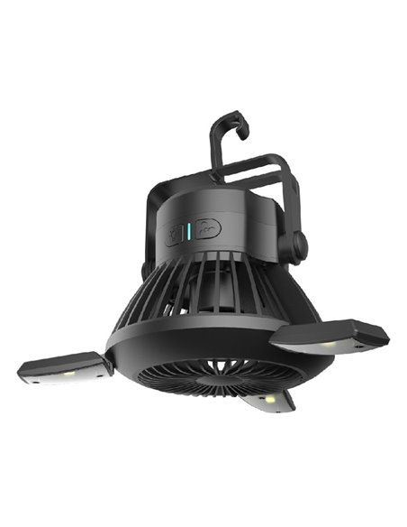 Solarna LED luč z ventilatorjem