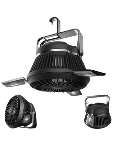 Solarna LED luč z ventilatorjem