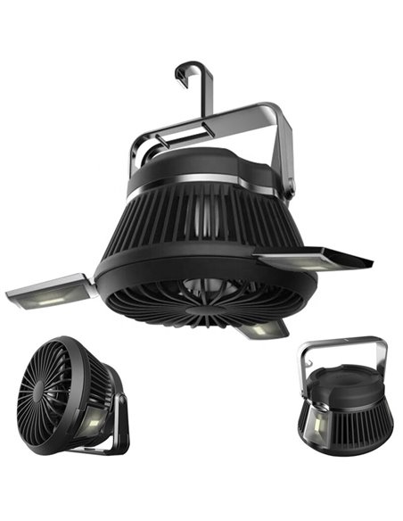 Solarna LED luč z ventilatorjem