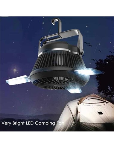 Solarna LED luč z ventilatorjem