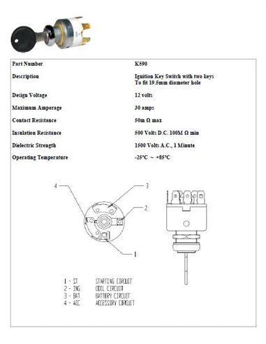 Univerzalna ključavnica za vžig