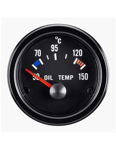 Prikazovalnik temperature olja črn Ø 52