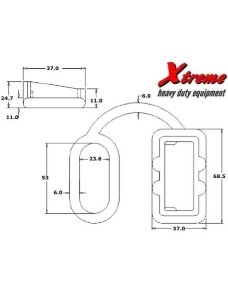 Pokrovček kontaktov konektorja 175A