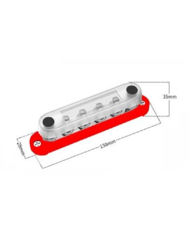 Razdelilni blok 6xM8