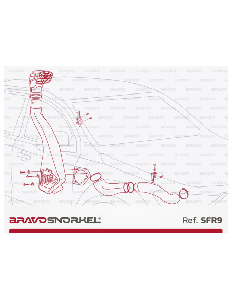 BRAVO SNORKEL FORD RANGER PX (2011 - 2022)