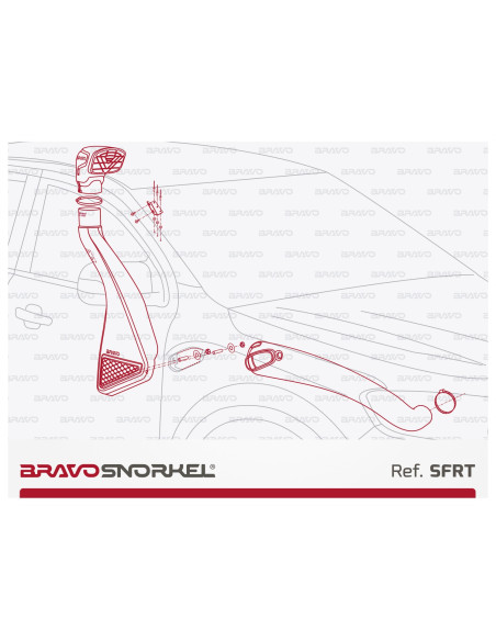 BRAVO SNORKEL FORD RANGER RAPTOR (2019 - 2022)