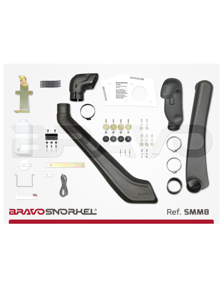 BRAVO SNORKEL MITSUBISHI PAJERO V80 / V90 (2007 - )
