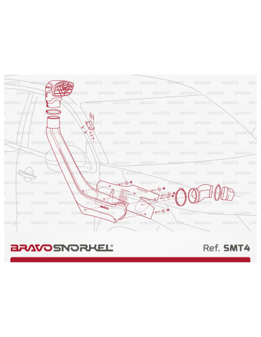 BRAVO SNORKEL MITSUBISHI L200 / TRITON MR (2019...