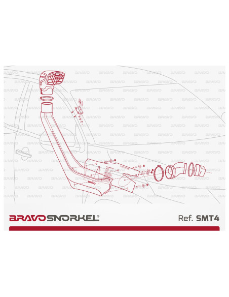 BRAVO SNORKEL MITSUBISHI L200 / TRITON MR (2019 - )