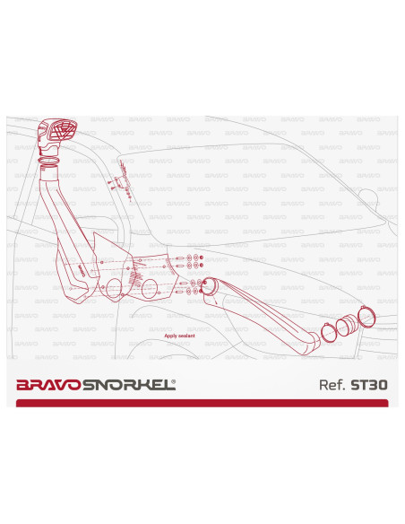 BRAVO SNORKEL TOYOTA HILUX 126 SERIES REVO (2016 - )