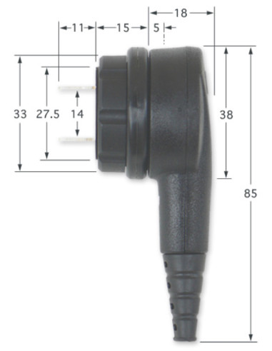 Magnetni vtikač 12V