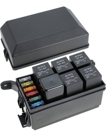 Škatla z releji in varovalkami