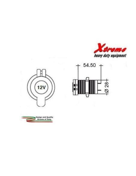 Vgradna vtičnica 12V/24V
