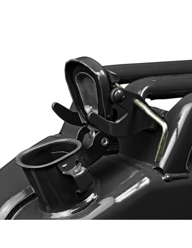 Kovinska kanta za gorivo 20L črna