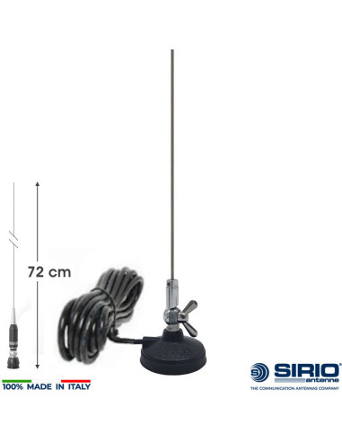 Antena VHF-UHF Sirio SMA 108-550 MAG-60-S