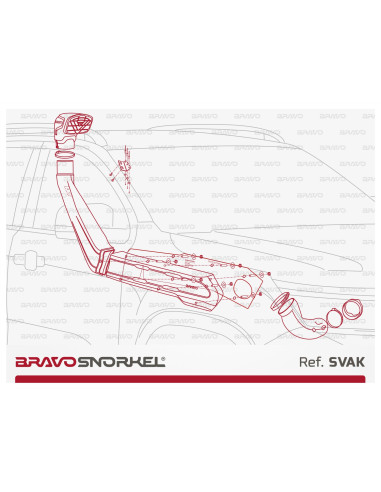 BRAVO SNORKEL VOLKSWAGEN AMAROK (2023 - )