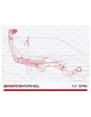 BRAVO SNORKEL FORD RANGER PX (2023 - )